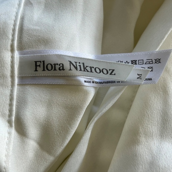 FLORA NIKROOZ Romantic Robe Kimono sz Medium Lace Detail - Picture 3 of 6
